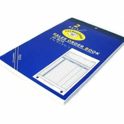 Sales Order Receipt Forms Carbonless Record Sheet Book 5 9/16" x 8 7/16"
