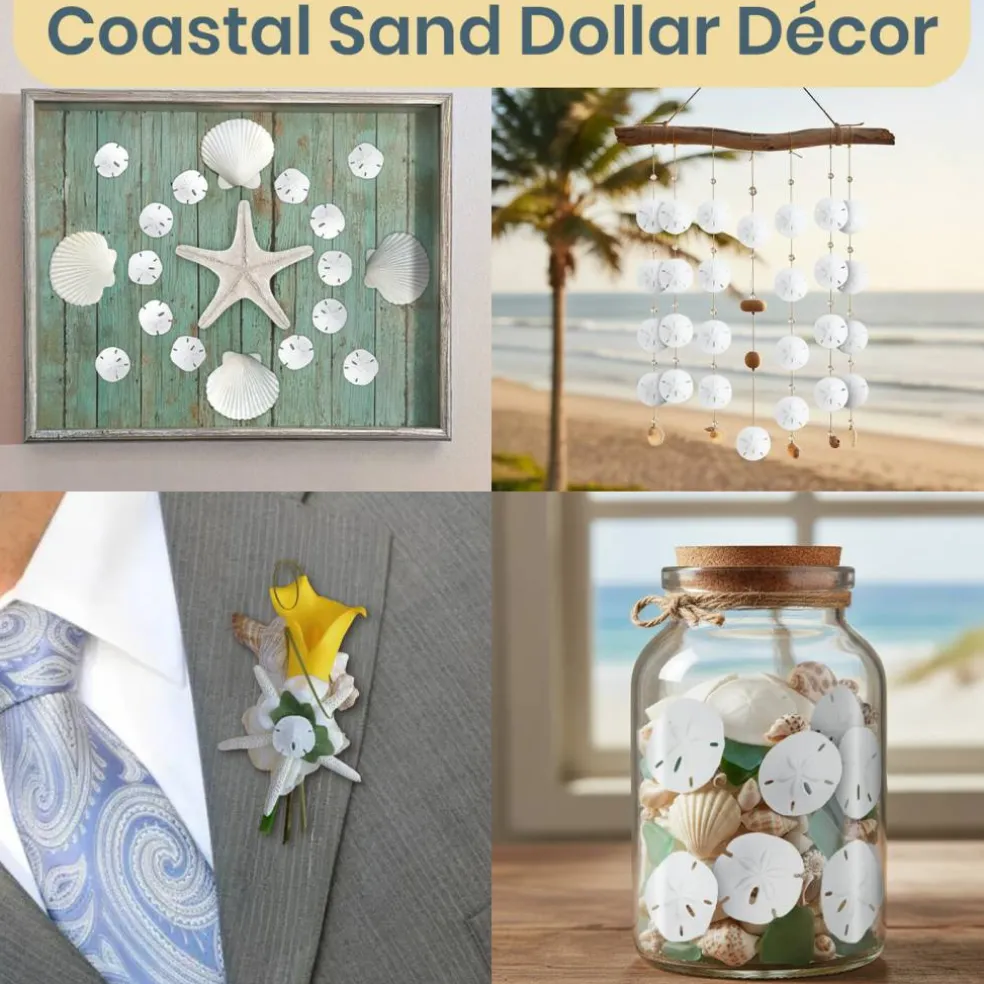 Sand Dollar Set of 50 Real Sand Dollars .5" - .75" Sand Dollar Shells
