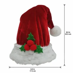 9" Santa Hat Lighted Tree Topper by Ashland®