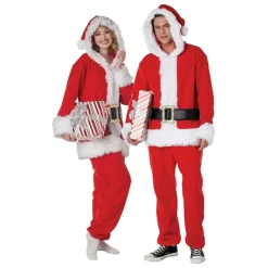 Santa Jumpsuit Adult Costume