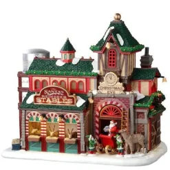 Santa's Reindeer Stables - Lemax Santa's Wonderland