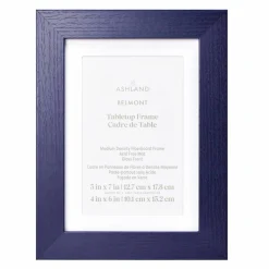 Sapphire Blue Wood Grain Matted Belmont Wall Frame by Ashland®