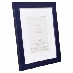 Sapphire Blue Wood Grain Matted Belmont Wall Frame by Ashland®