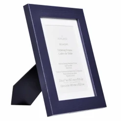 Sapphire Blue Wood Grain Matted Belmont Wall Frame by Ashland®