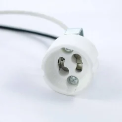 Satco 80-1796 GU10 ceramic socket with 1/8 IP hickey lampholder