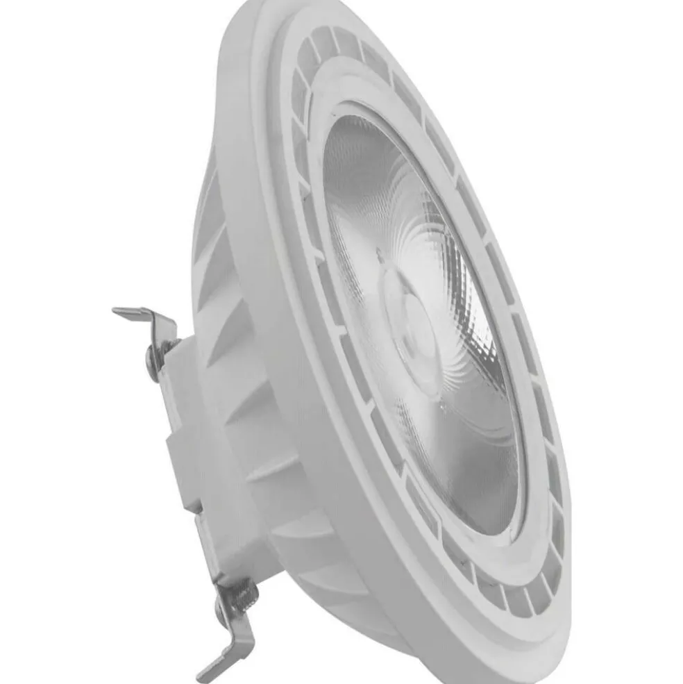 Satco 7w AR111 COB LED 520 Lumens G53 Base 3000K 12v 12 Degree Spotlight Bulb