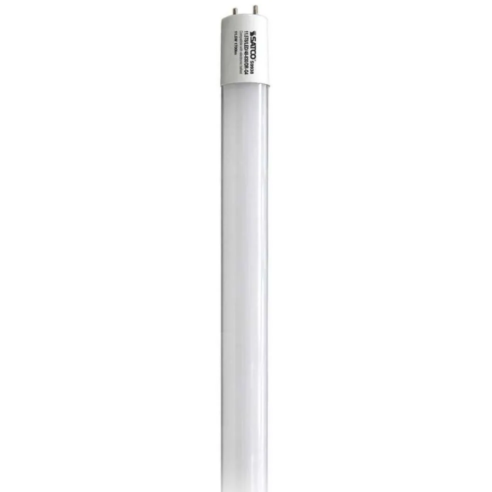 Satco 11.5W 48in T8 LED G13 Base 3000K 1700LM - Ballast Dependent