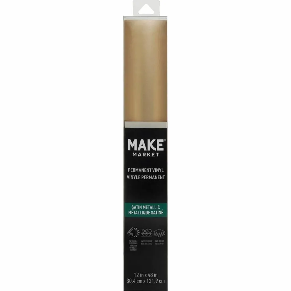 Satin Metallic Permanent Vinyl by Make Market®