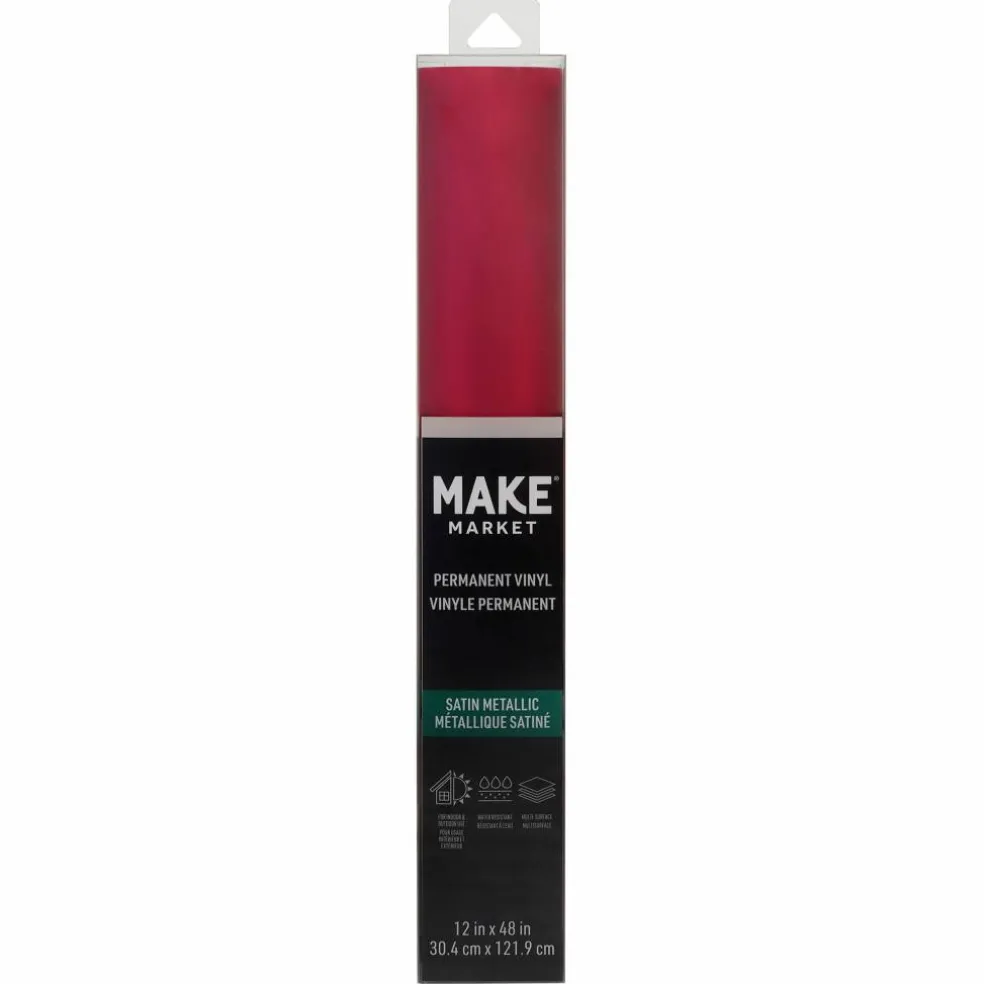 Satin Metallic Permanent Vinyl by Make Market®
