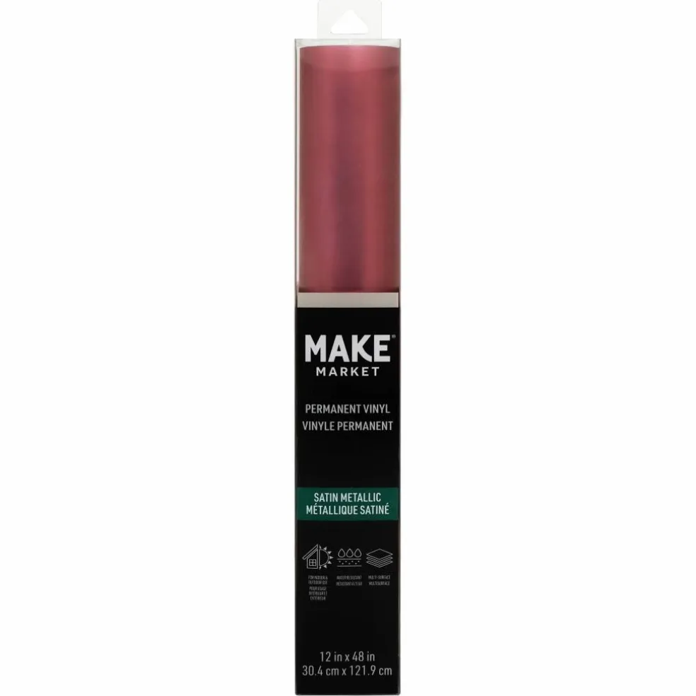 Satin Metallic Permanent Vinyl by Make Market®