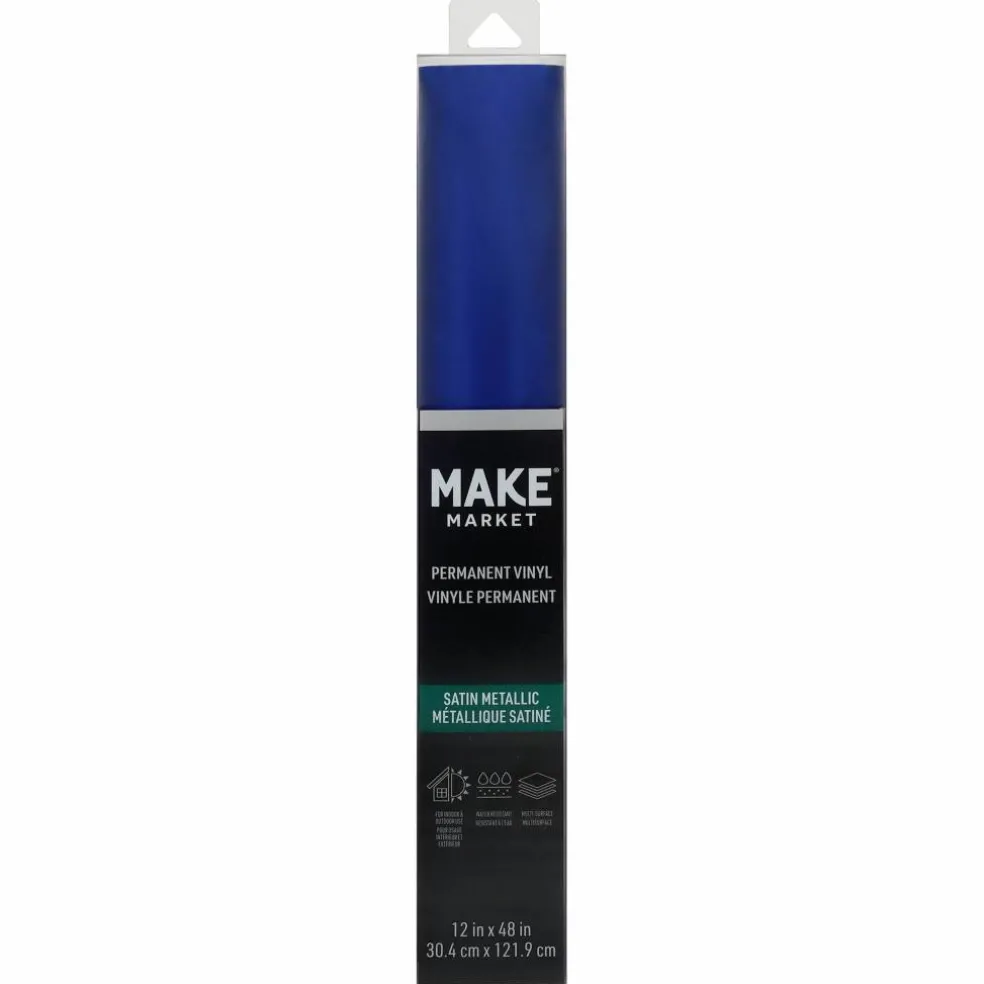 Satin Metallic Permanent Vinyl by Make Market®