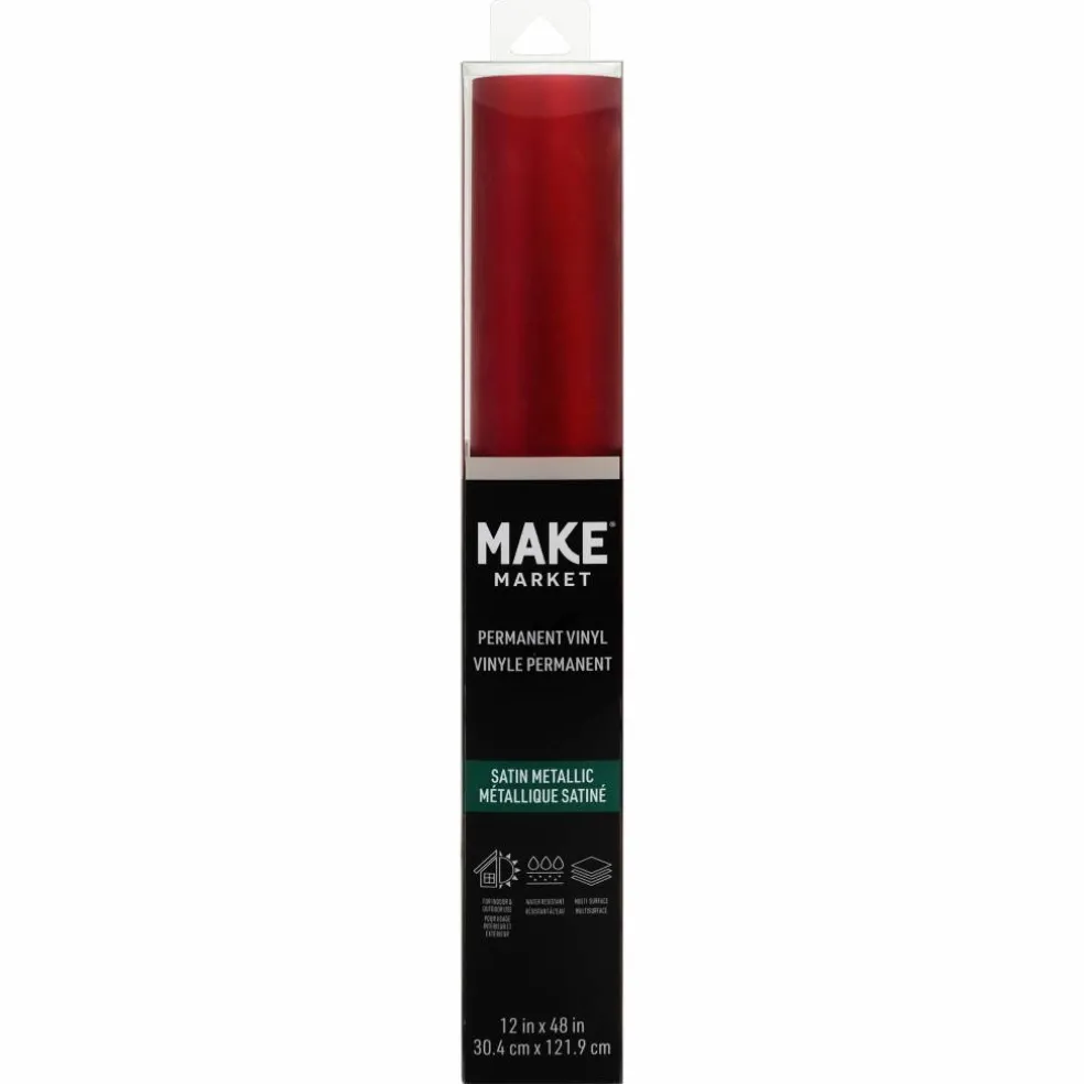 Satin Metallic Permanent Vinyl by Make Market®
