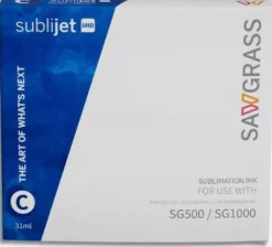 Sawgrass SubliJet UHD Inks SG500 & SG1000 4 Pack: Black, Cyan, Magenta, Yellow 609100
