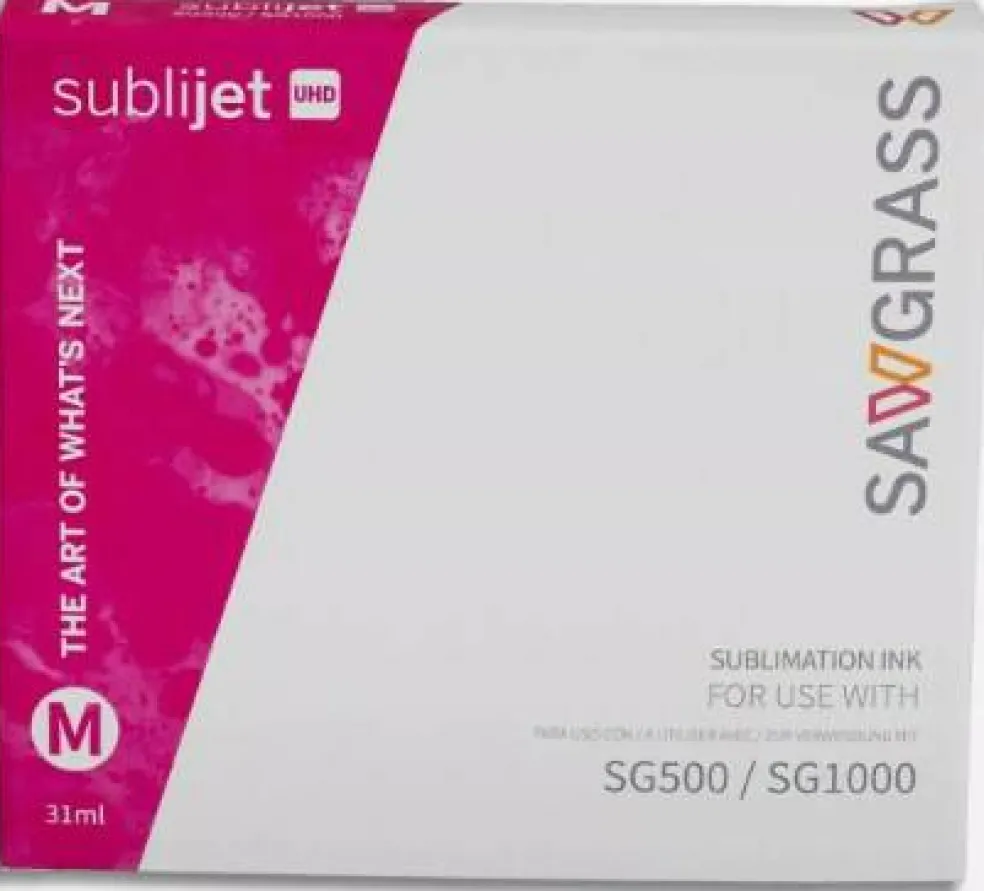 Sawgrass SubliJet UHD Inks SG500 & SG1000 4 Pack: Black, Cyan, Magenta, Yellow 609100