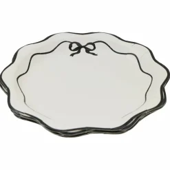 9" Scalloped Bow Paper Dinner Plates, 8ct. by Celebrate It™