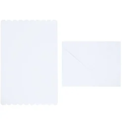 Scalloped Folded Cards & Envelopes by Recollections™, 4.25
