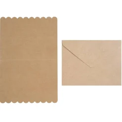 Scalloped Folded Cards & Envelopes by Recollections™, 4.25