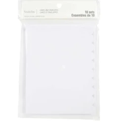 Scalloped Folded Cards & Envelopes by Recollections™, 4.25