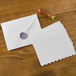 Scalloped Folded Cards & Envelopes by Recollections™, 4.25