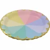 9" Scalloped Rainbow Dinner Plates, 10ct. by Celebrate It™