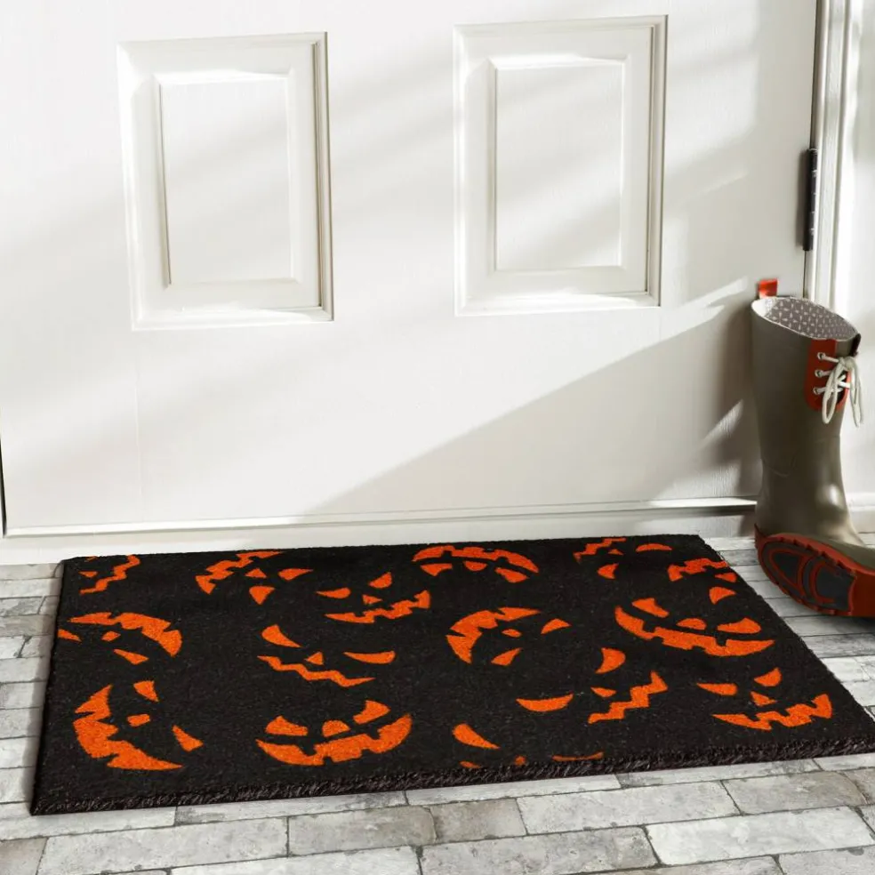 Scary Pumpkins Doormat