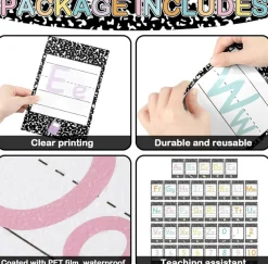 School Bulletin Board ABC Alphabet Poster Classroom Decor