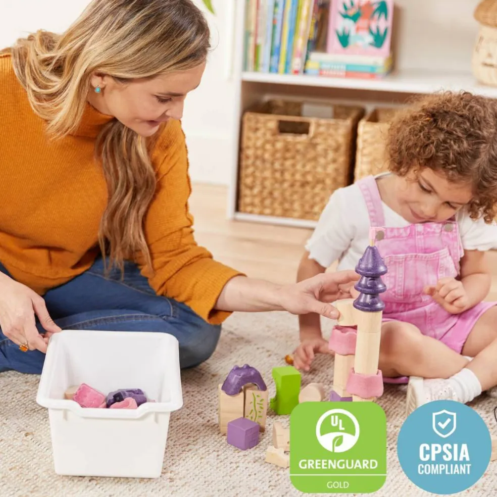 Scoop Front Storage Bins, Multipurpose Organization, 10-Pack