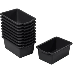 Scoop Front Storage Bins, Multipurpose Organization, 10-Pack