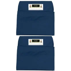 Seat Sack, Medium, 15 inch, Chair Pocket, Blue, Pack of 2