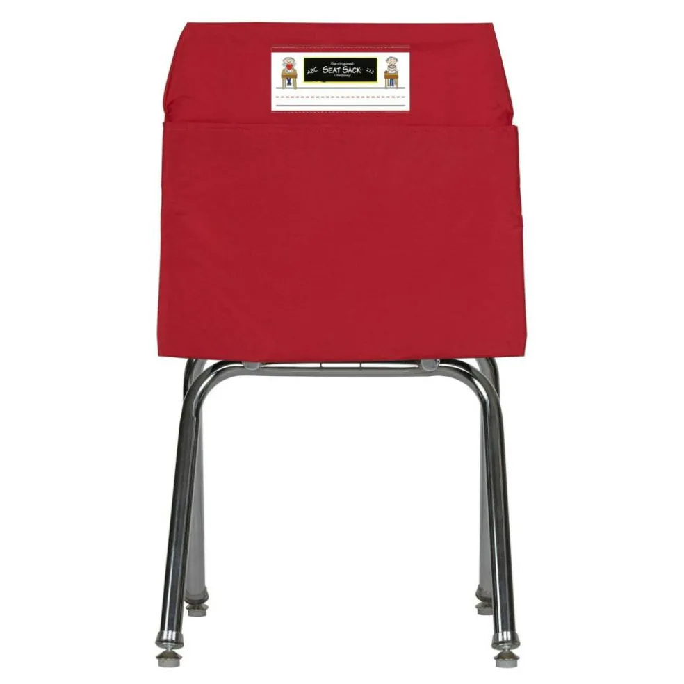 Seat Sack, Small, 12 inch, Chair Pocket, Red