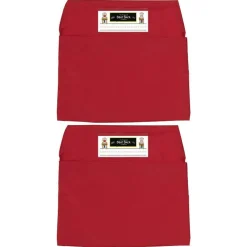 Seat Sack, Small, 12 inch, Chair Pocket, Red, Pack of 2