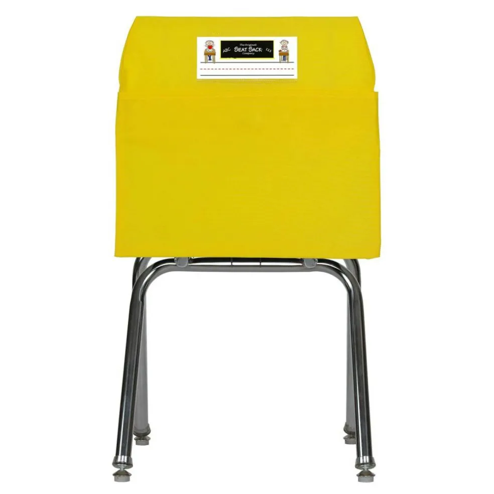 Seat Sack, Small, 12 inch, Chair Pocket, Yellow