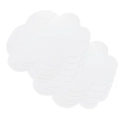 Self-Stick Dry Erase Clouds, White, 7" x 10", 10 Count