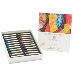 Sennelier Oil Pastels Cardboard Box Set of 24 Standard - Multicolor