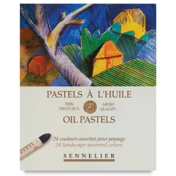 Sennelier Oil Pastel Set - Landscape Colors, Set of 24