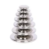 Sensory Reflective Silver Buttons - Set of 7