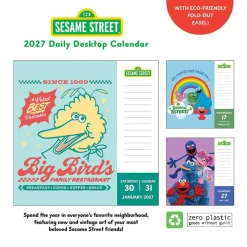 2027 Sesame Street Daily Desktop Calendar