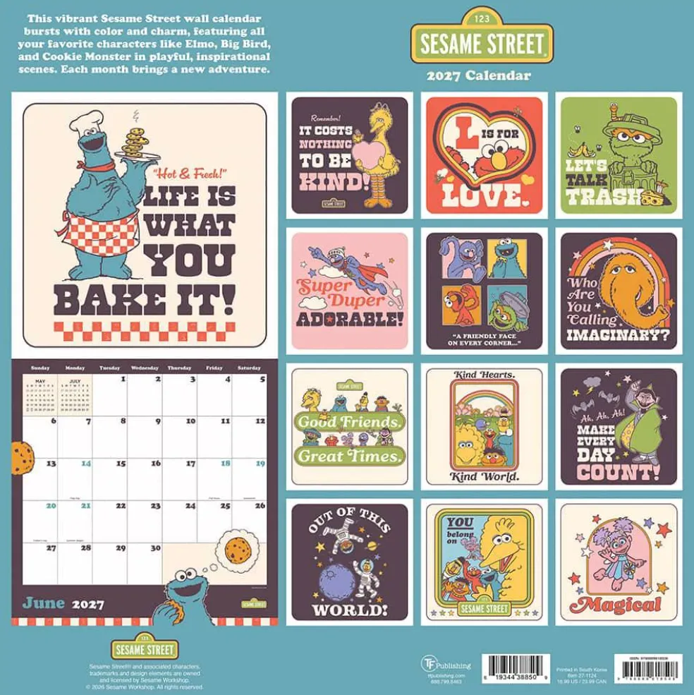 2027 Sesame Street Wall