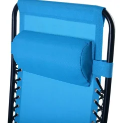 Set of 2 Folding Zero Gravity Recliner Chairs with Cup Holder Tray and Headrest for Patio or Lawn