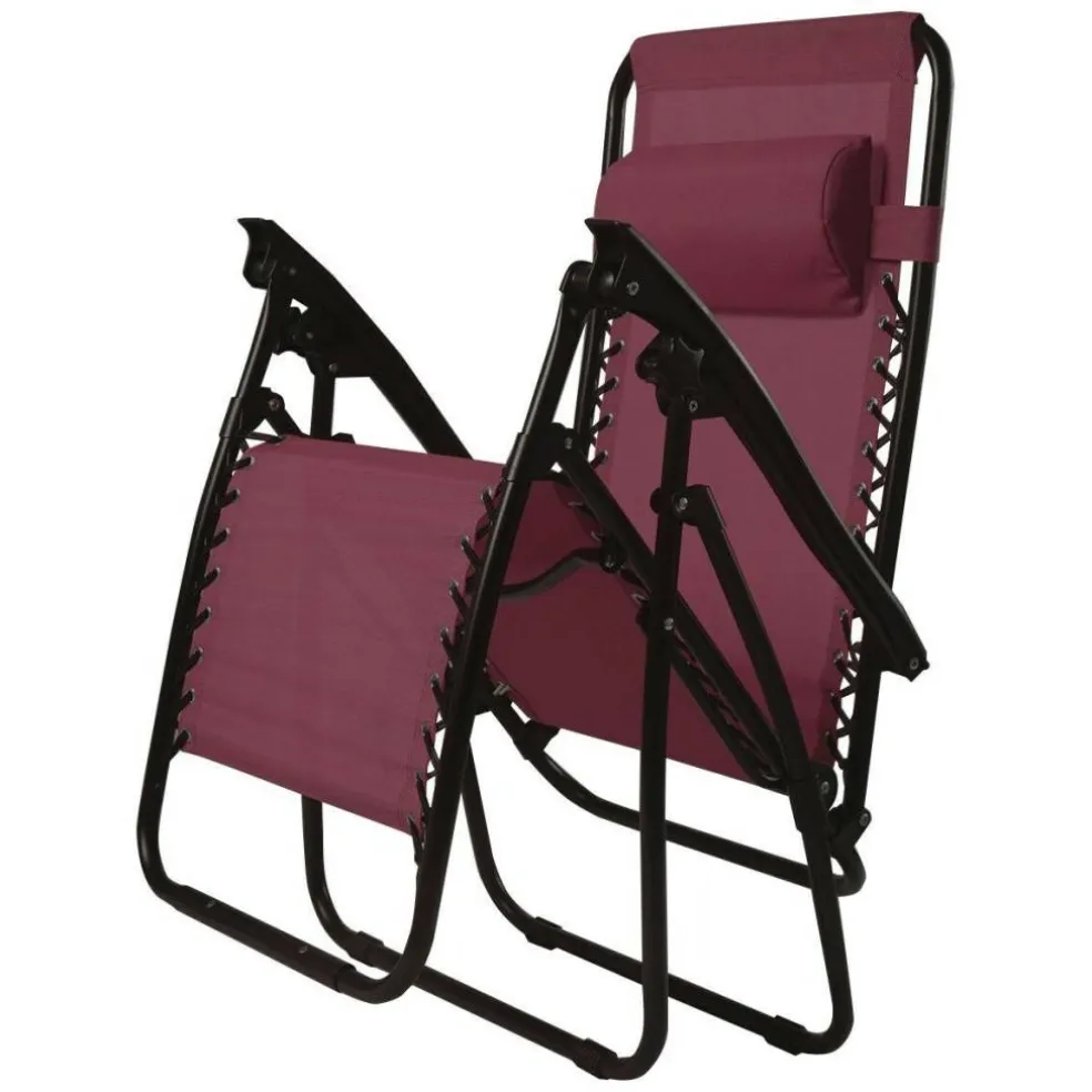 Set of 2 Folding Zero Gravity Recliner Chairs with Cup Holder Tray and Headrest for Patio or Lawn