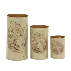 Set of 3 Metal Eclectic Lantern, 6