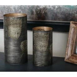 Set of 3 Metal Eclectic Lantern, 6