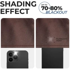 Set of 2 Panel Blackout Curtains Set, Durable Polyester Window Drapes with Thermal Insulation and Noise Reducing Features
