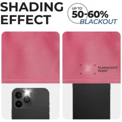 Set of 2 Panel Blackout Curtains Set, Durable Polyester Window Drapes with Thermal Insulation and Noise Reducing Features