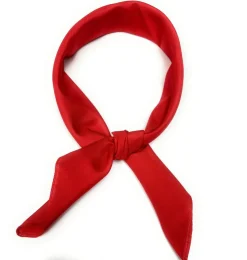Set of 7 Solid Ribbon Scarves, Head Neck Pocket Square Scarf