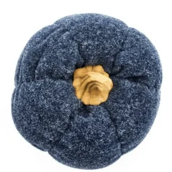 Set Of 3, 7.5x7.5x5.7 Dark Blue Pumpkin, Pumpkin Ornament Decor For Holiday Harvest Festival Fall Festival Thanksgiving