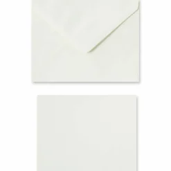 50 Sets of Ivory Flat Cards & Envelopes by Recollections™, 4.25