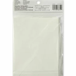 10 Sets of Ivory Flat Envelopes & Cards by Recollections™, 4.25