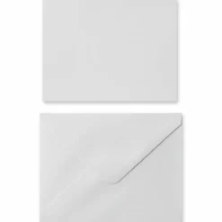 10 Sets of White Flat Cards & Envelopes by Recollectionsâ„¢, 4.25" x 5.5"