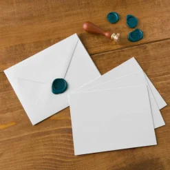 10 Sets of White Flat Cards & Envelopes by Recollections™, 4.25" x 5.5"